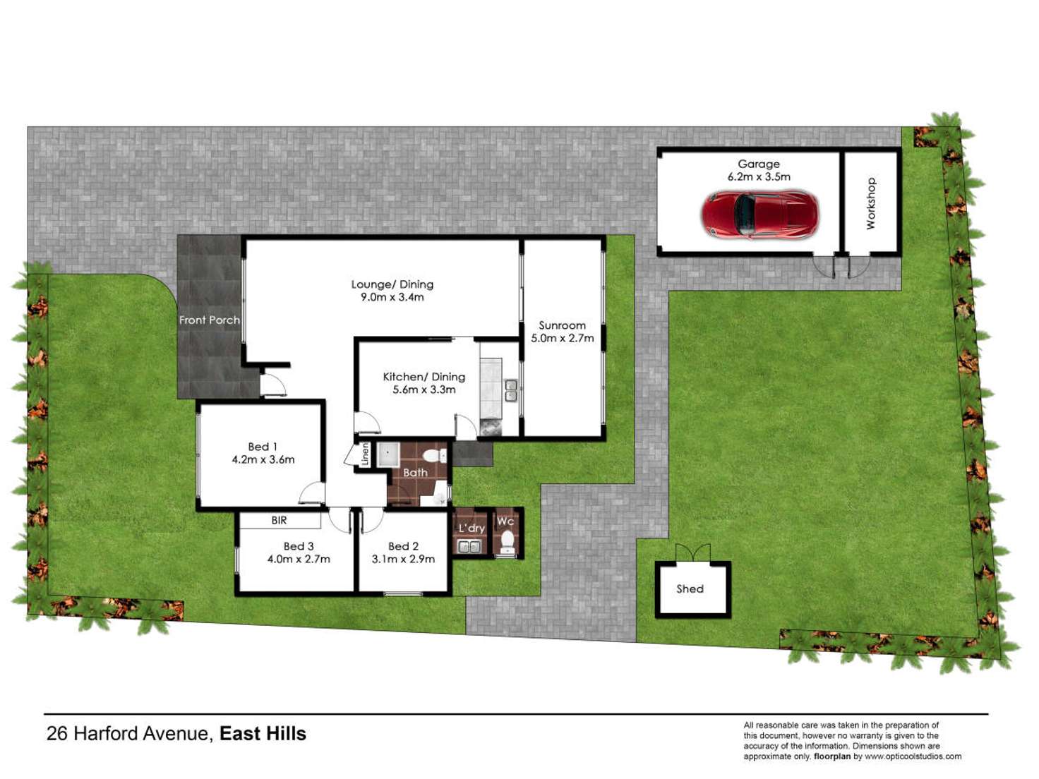 Floorplan of Homely house listing, 26 Harford Avenue, East Hills NSW 2213
