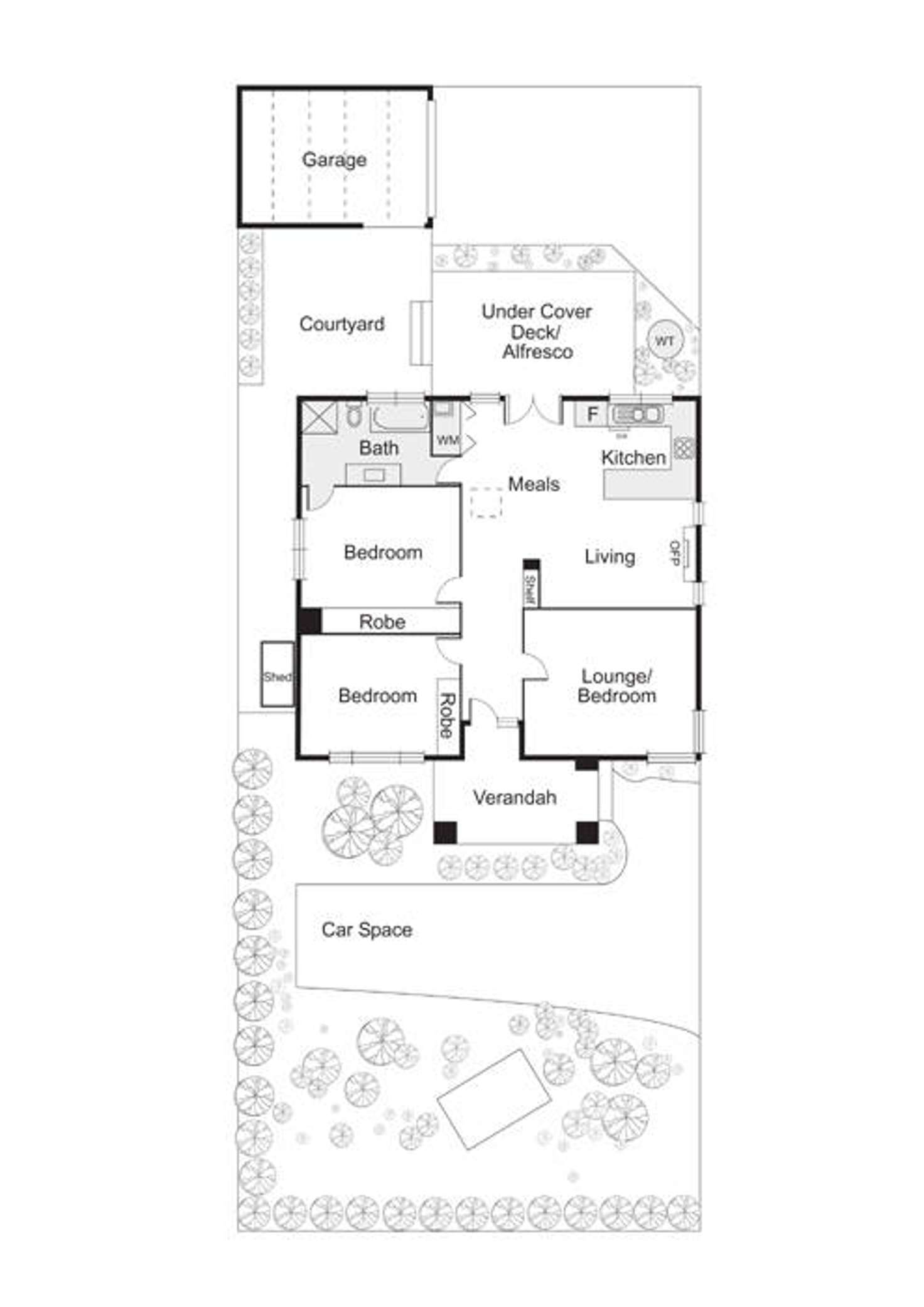 Floorplan of Homely house listing, 1/119 Wickham Road, Hampton East VIC 3188