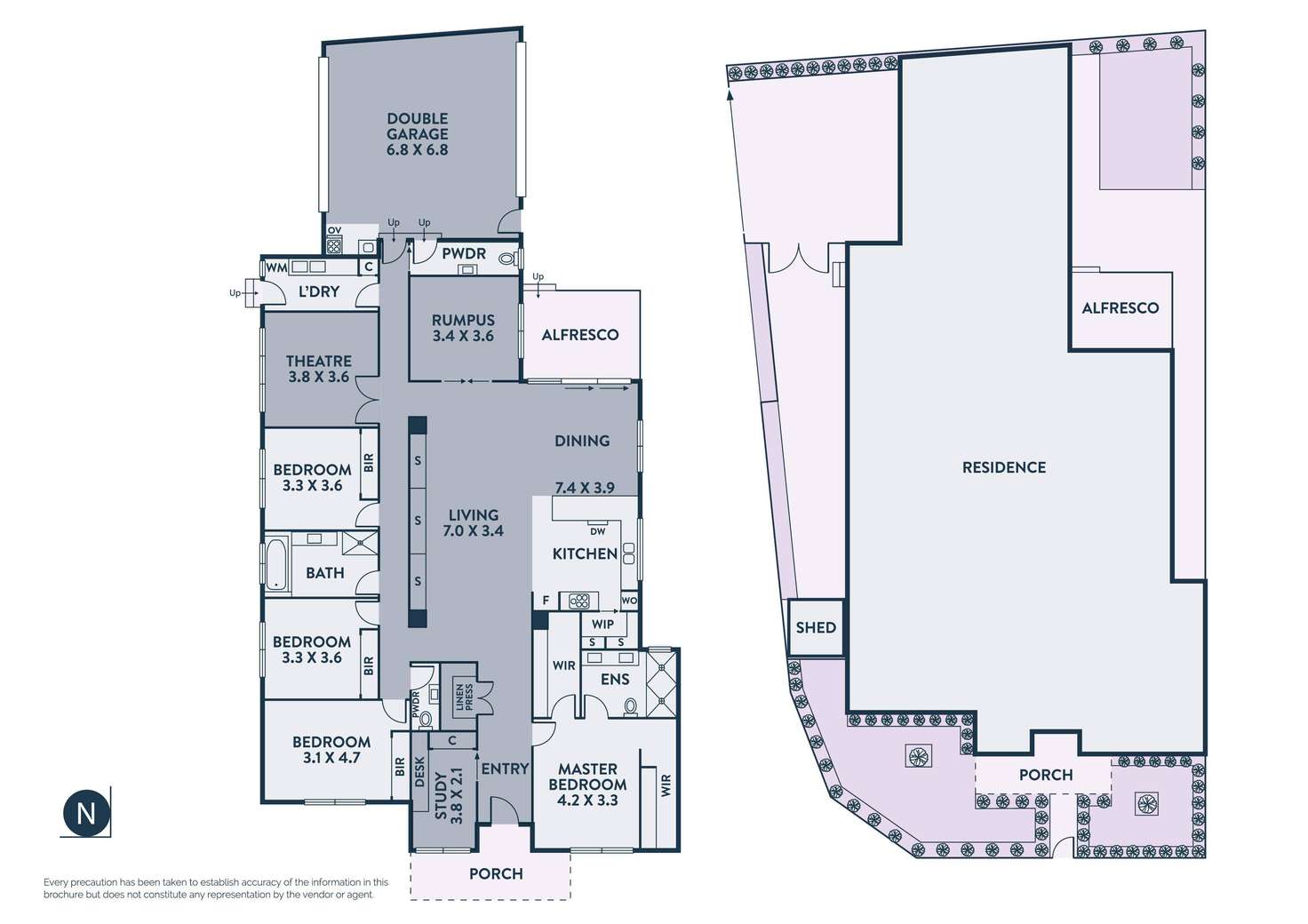 Floorplan of Homely house listing, 1 Allessi Avenue, Wollert VIC 3750