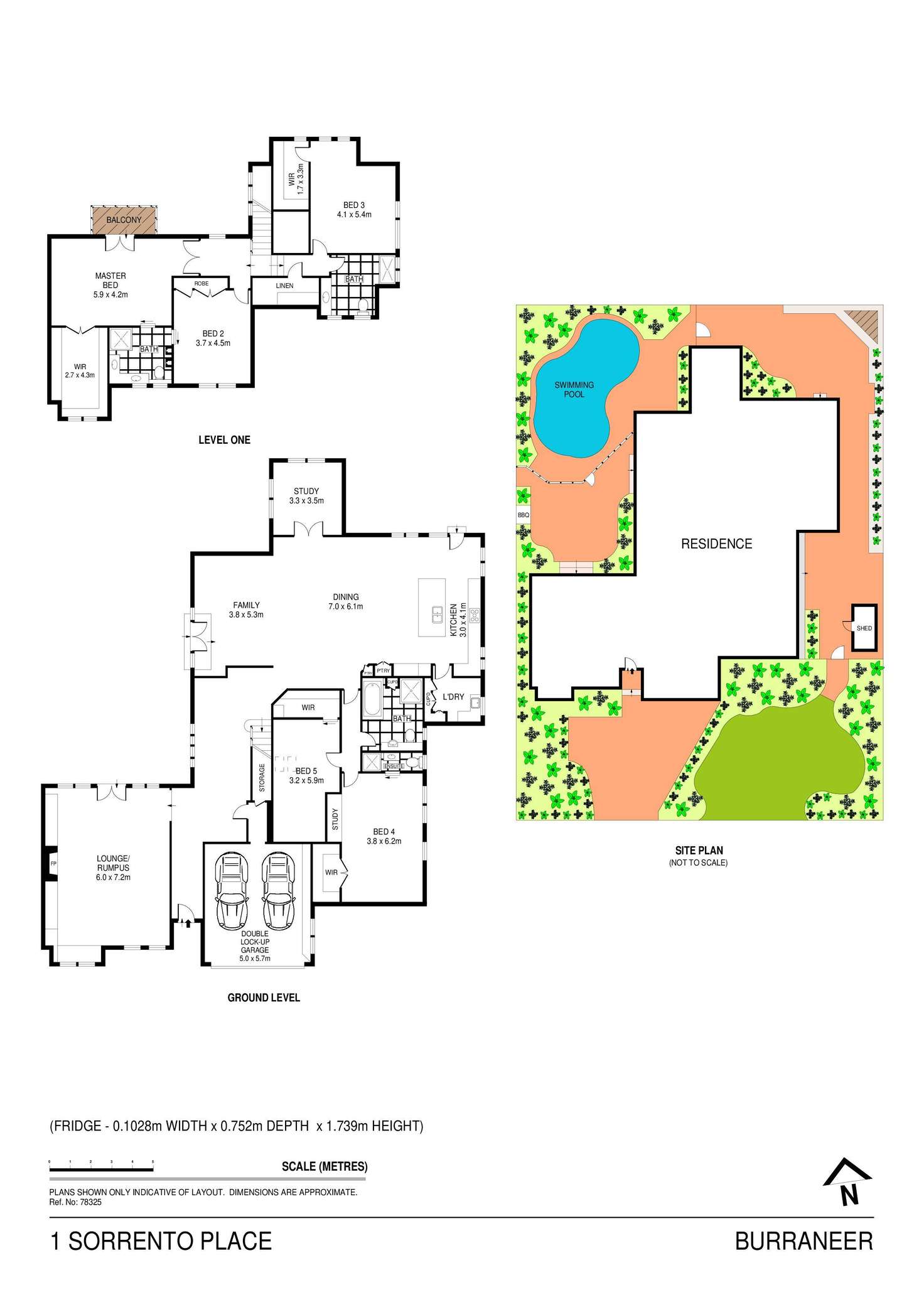 Floorplan of Homely house listing, 1 Sorrento Place, Burraneer NSW 2230
