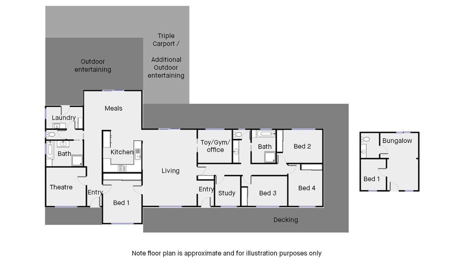 Floorplan of Homely house listing, 3538 Benetook Avenue, Irymple VIC 3498