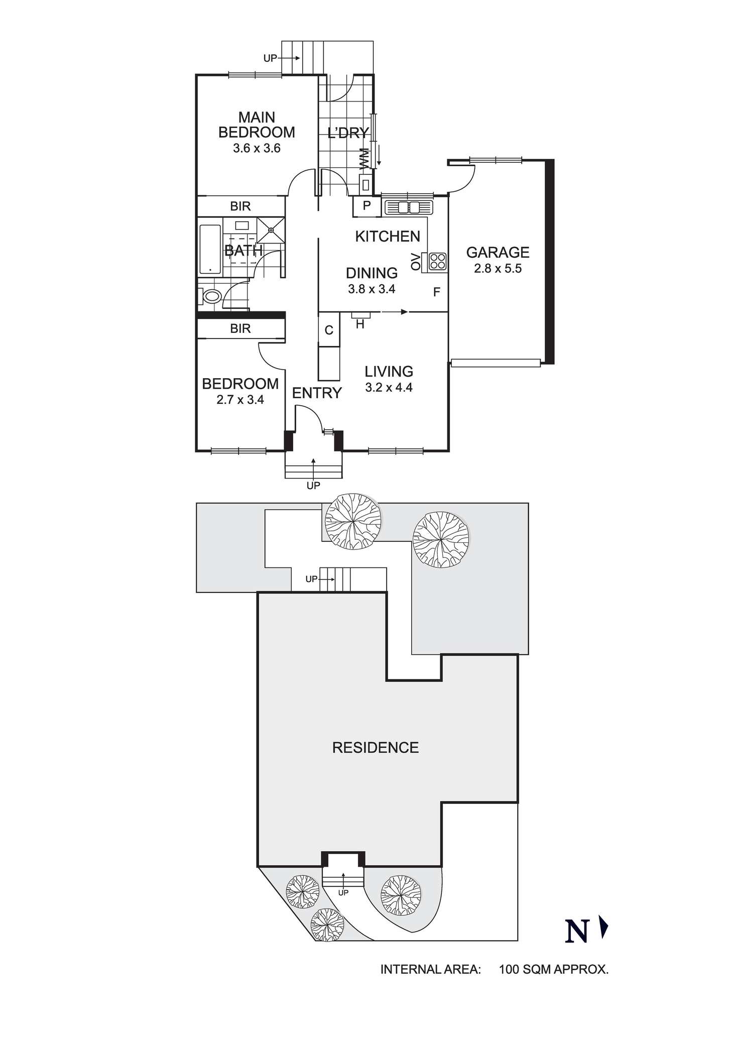 Floorplan of Homely unit listing, 3/33 Sylvan Grove, Pascoe Vale VIC 3044