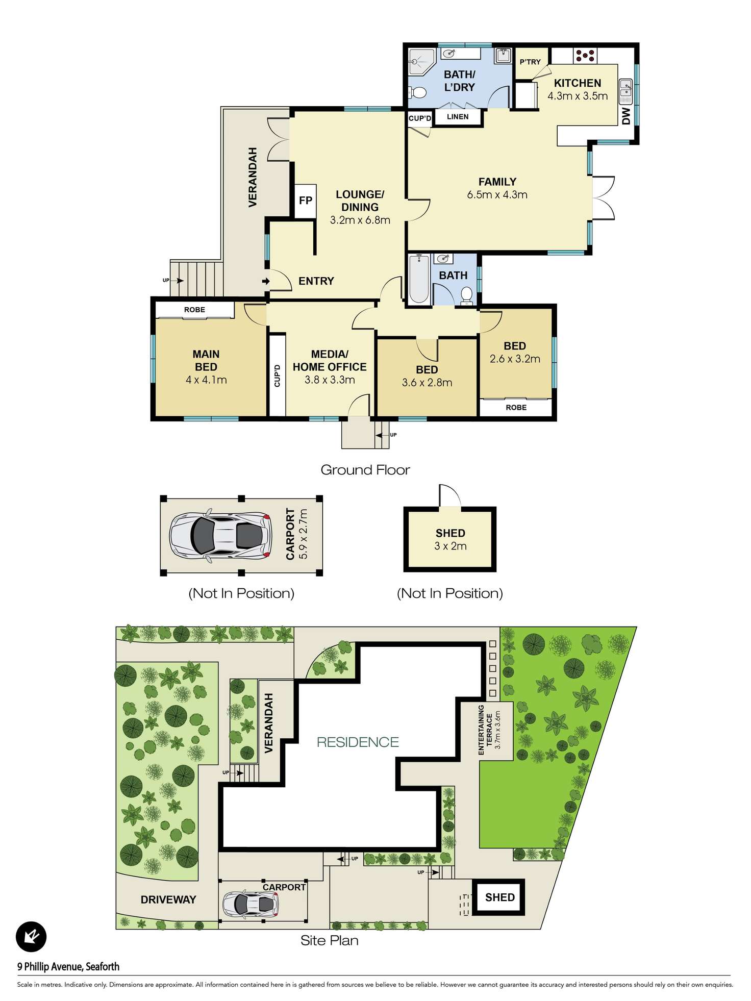 Floorplan of Homely house listing, 9 Phillip Avenue, Seaforth NSW 2092