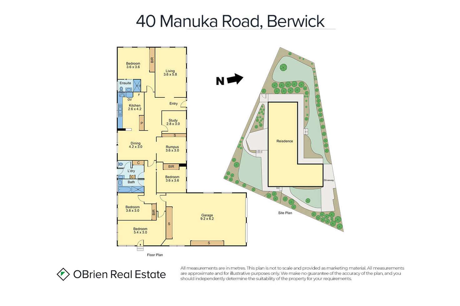 Floorplan of Homely house listing, 40 Manuka Road, Berwick VIC 3806