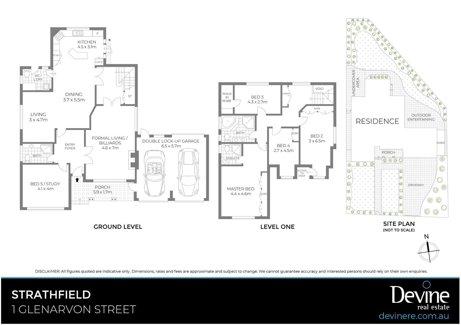 Floorplan of Homely house listing, 1 Glenarvon Street, Strathfield NSW 2135