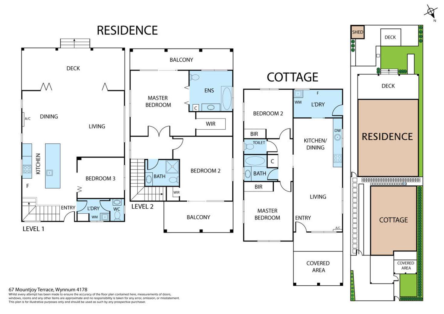 Floorplan of Homely house listing, 67 Mountjoy Terrace, Wynnum QLD 4178