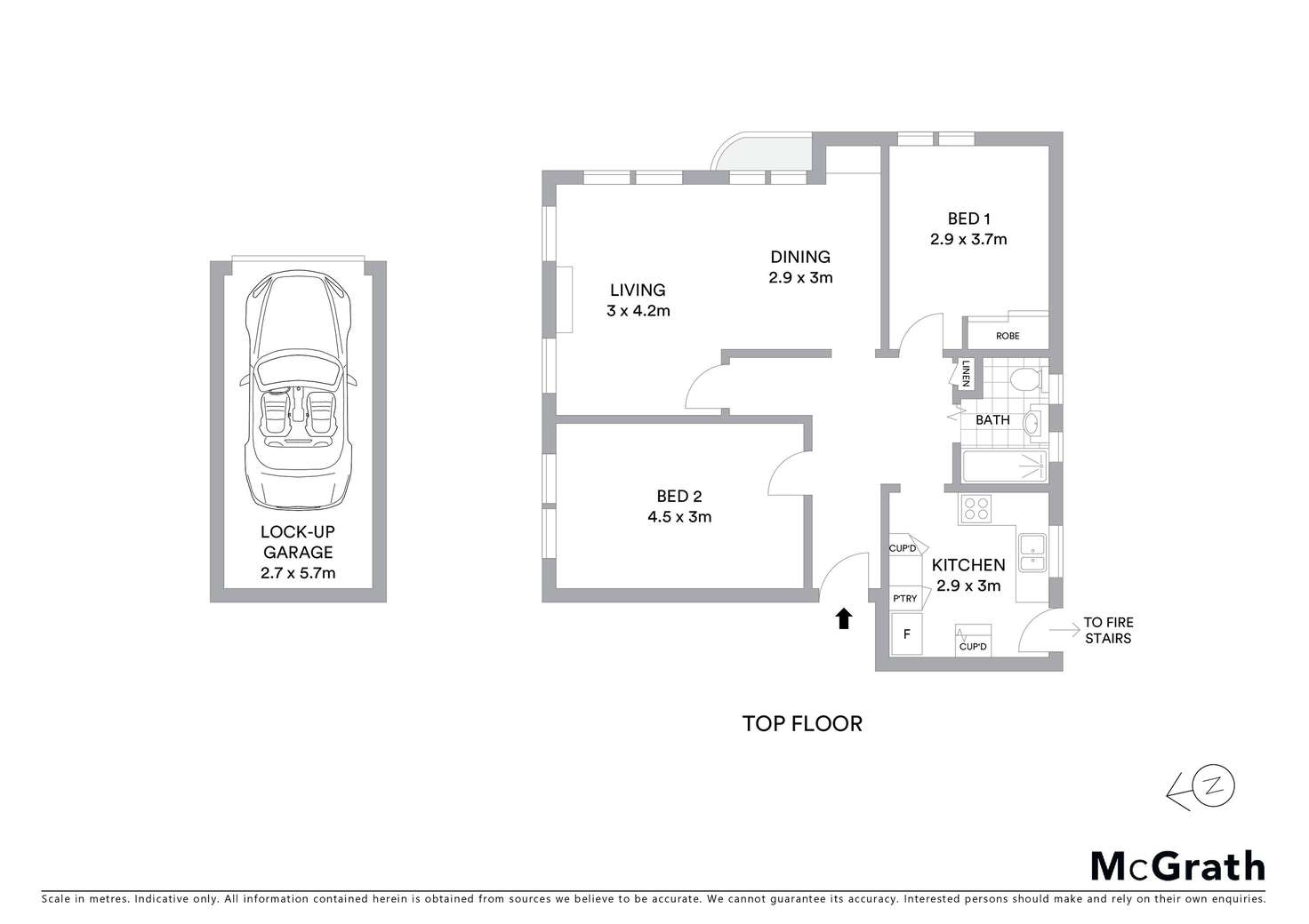 Floorplan of Homely apartment listing, 3/246 Willoughby Road, Naremburn NSW 2065