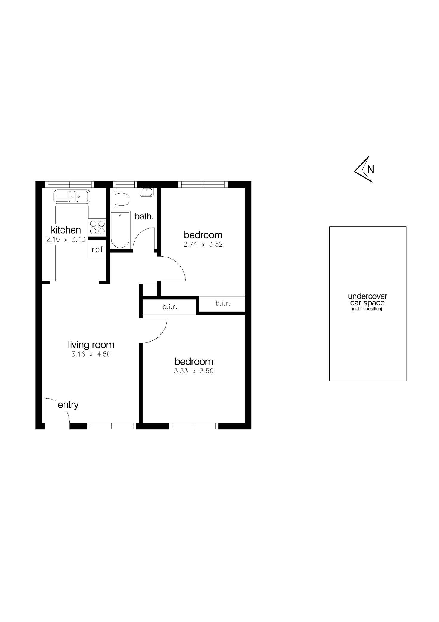Floorplan of Homely apartment listing, 6/44 Kororoit Creek Road, Williamstown VIC 3016