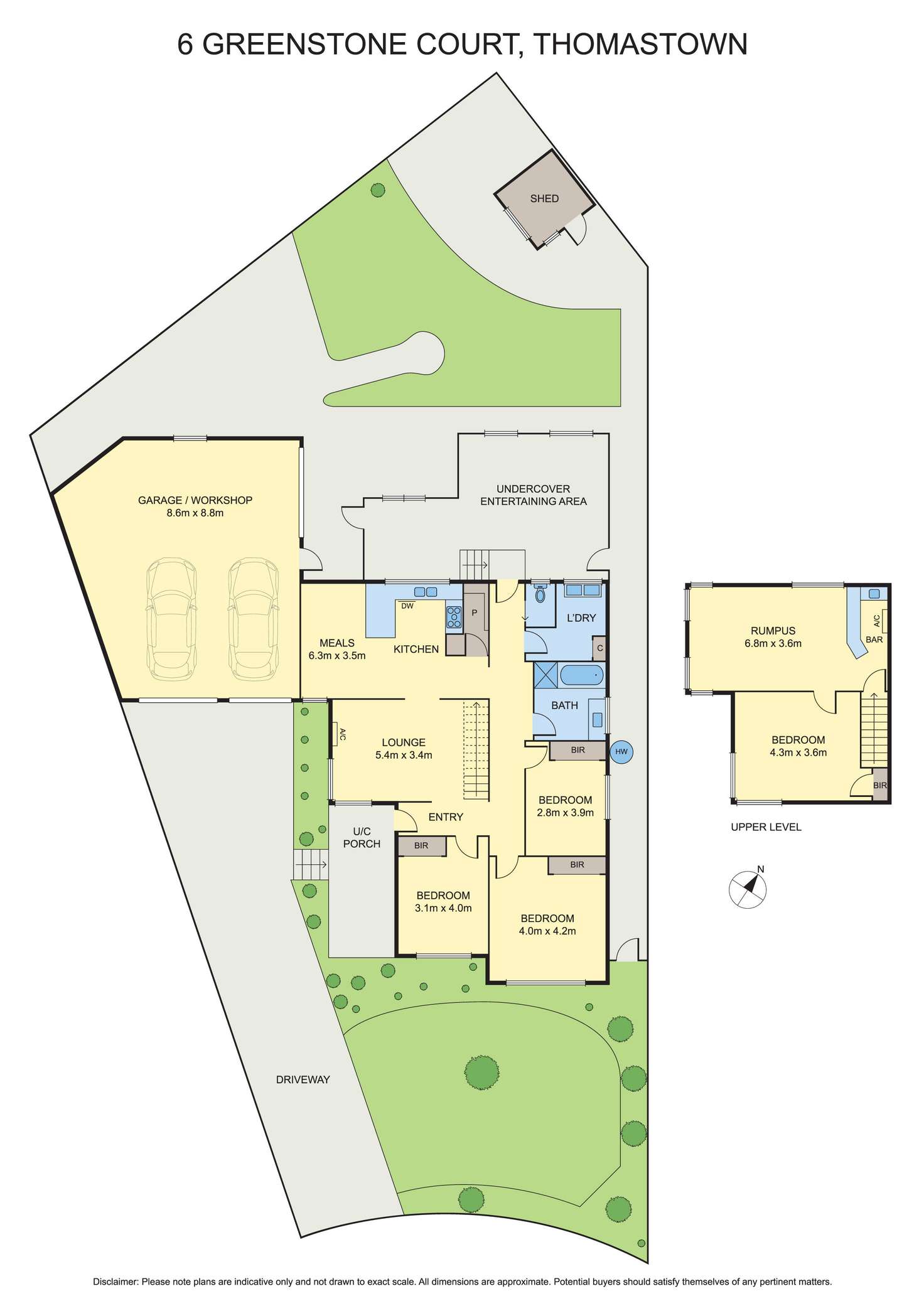 Floorplan of Homely house listing, 6 Greenstone Court, Thomastown VIC 3074