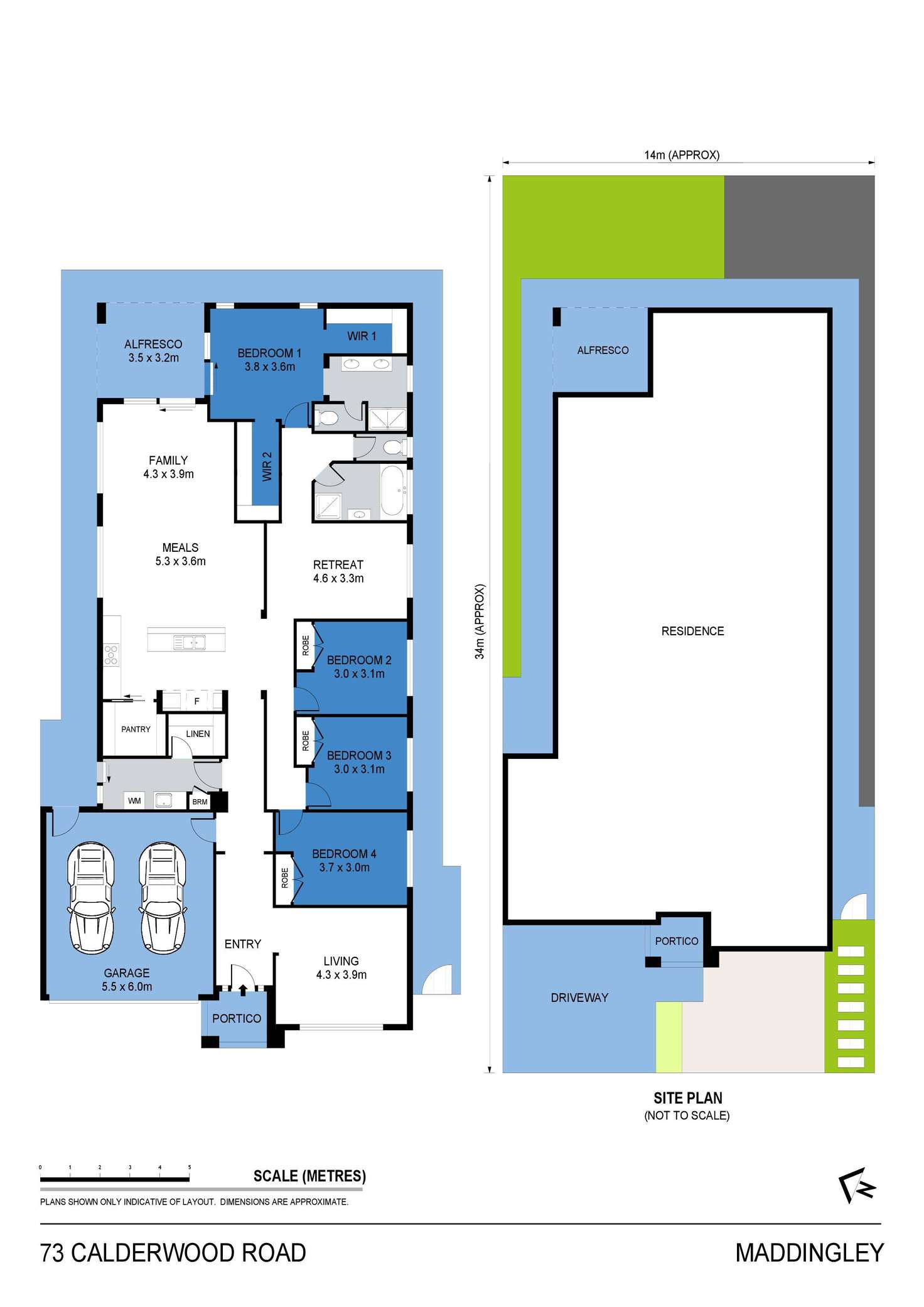 Floorplan of Homely house listing, 73 Calderwood Road, Maddingley VIC 3340
