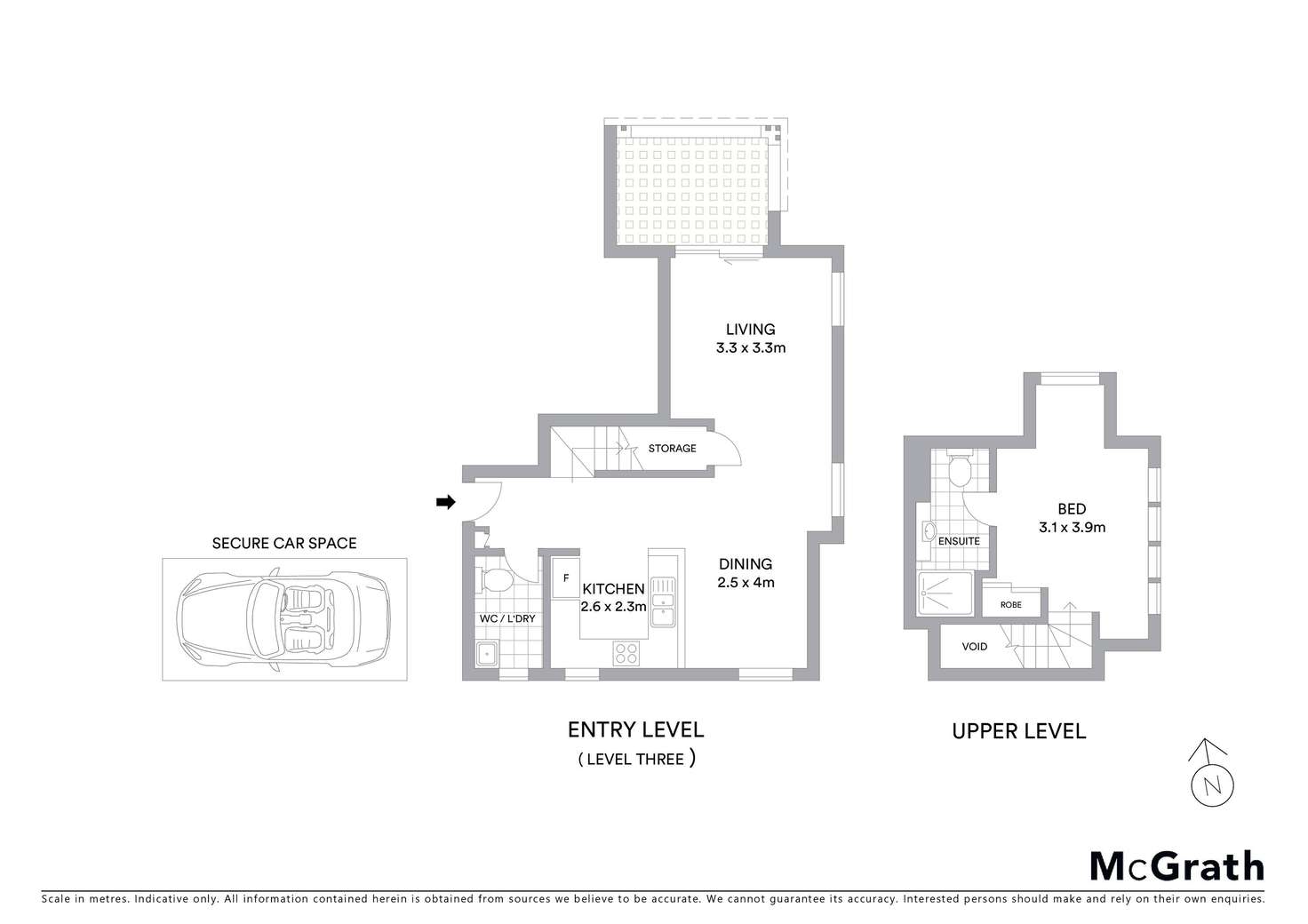 Floorplan of Homely apartment listing, 17/252 Willoughby Road, Naremburn NSW 2065