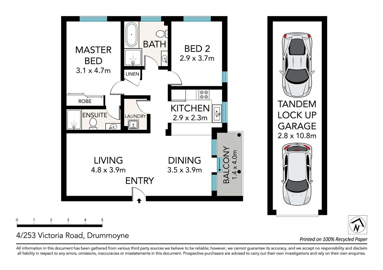 Floorplan of Homely apartment listing, 4/253 Victoria Road, Drummoyne NSW 2047