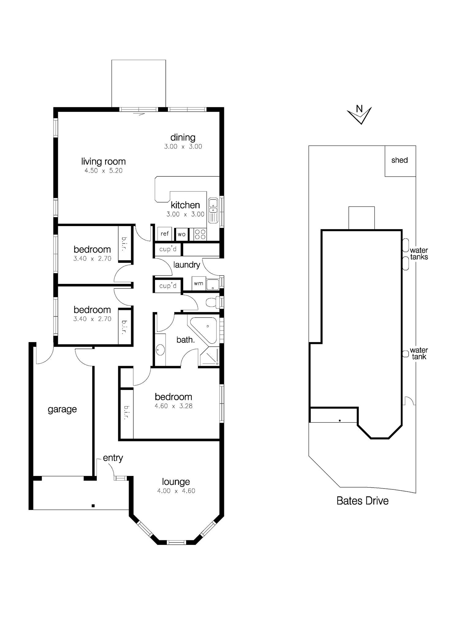 Floorplan of Homely house listing, 35 Bates Drive, Williamstown VIC 3016