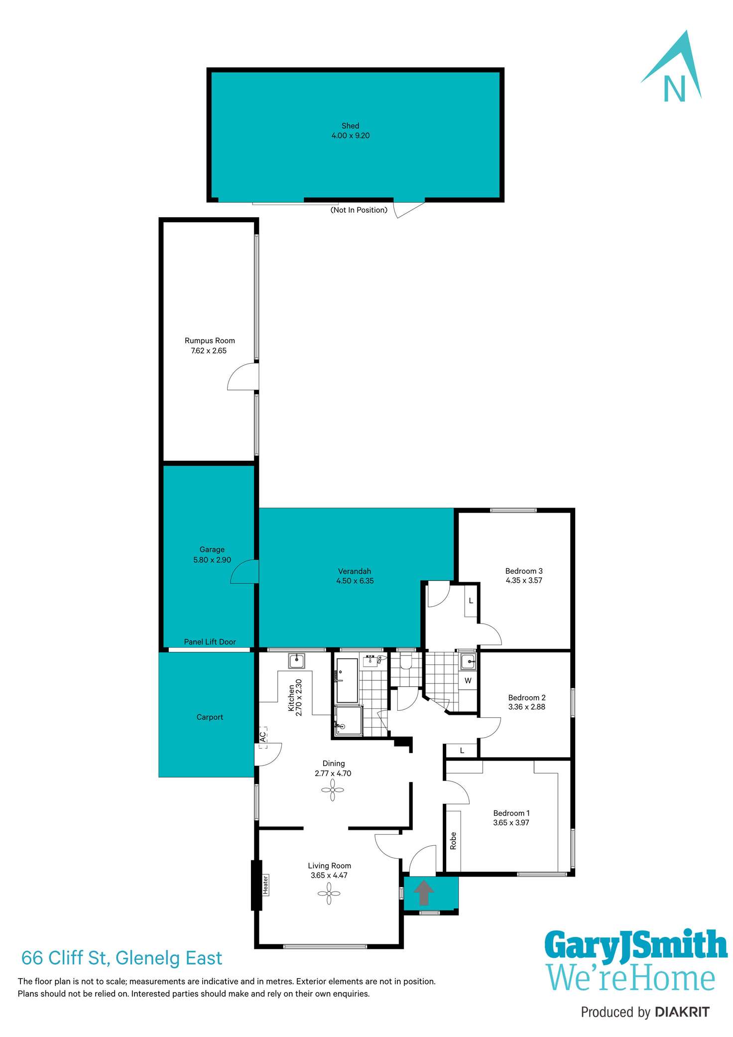 Floorplan of Homely house listing, 66 Cliff Street, Glenelg East SA 5045