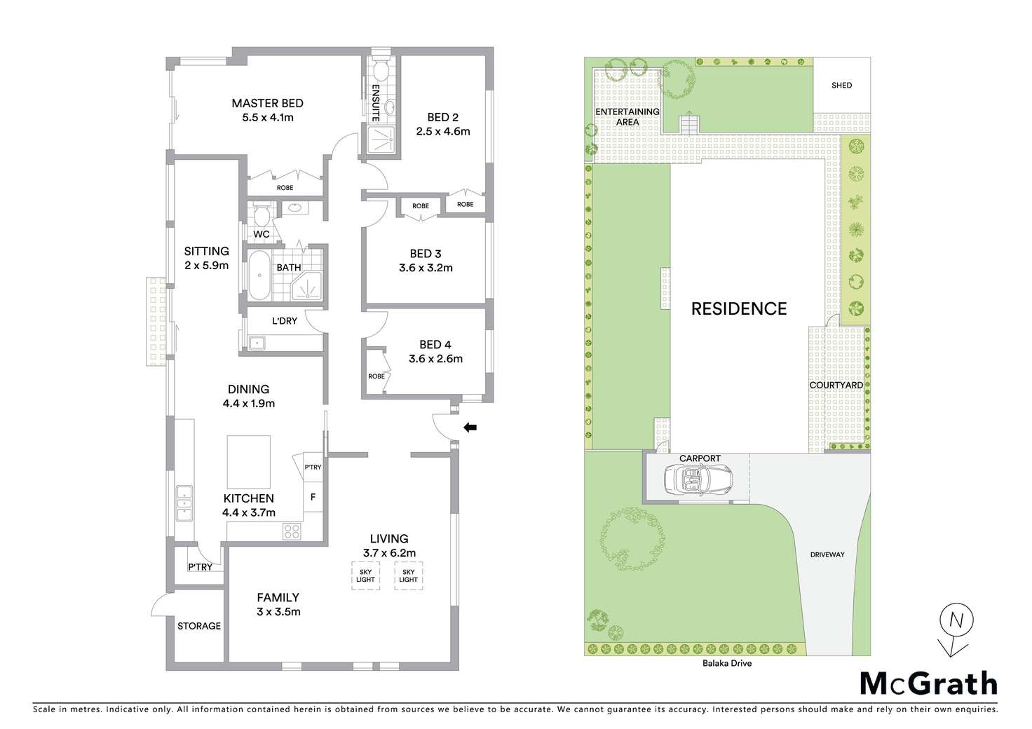 Floorplan of Homely house listing, 123 Balaka Drive, Carlingford NSW 2118