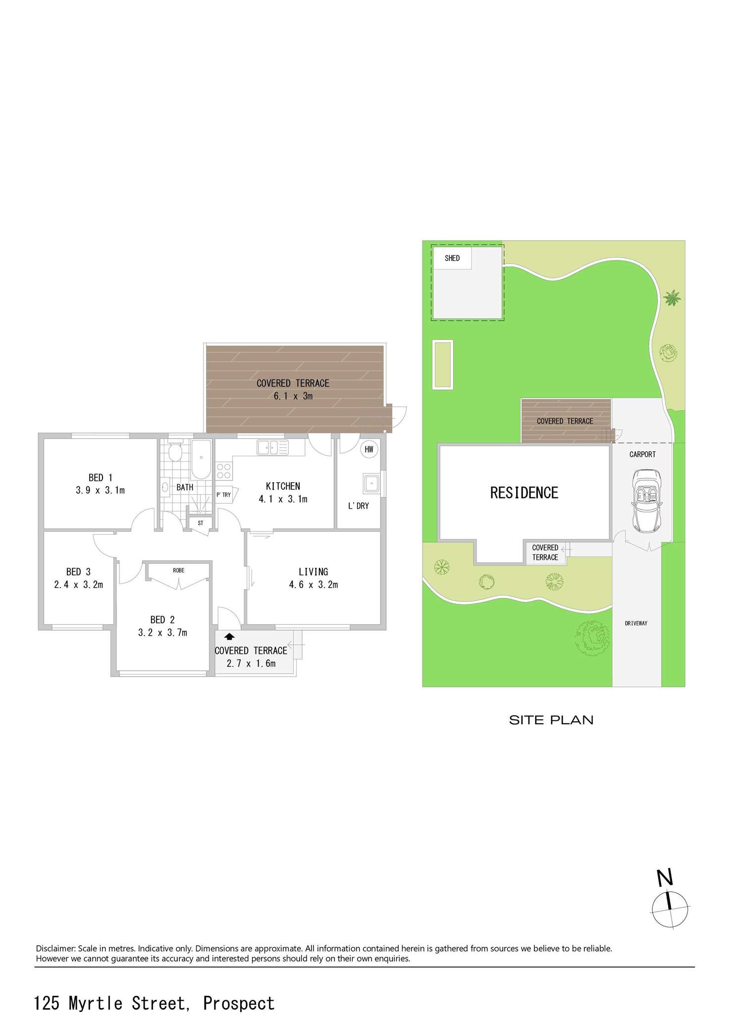 Floorplan of Homely house listing, 125 Myrtle Street, Prospect NSW 2148