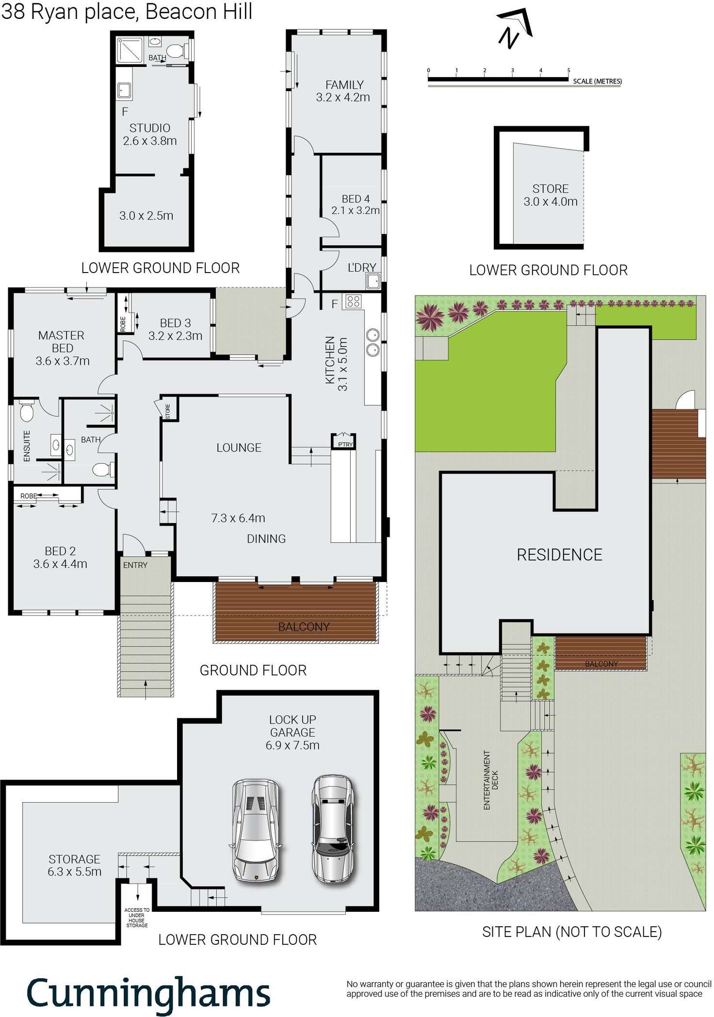 Floorplan of Homely house listing, 38 Ryan Place, Beacon Hill NSW 2100