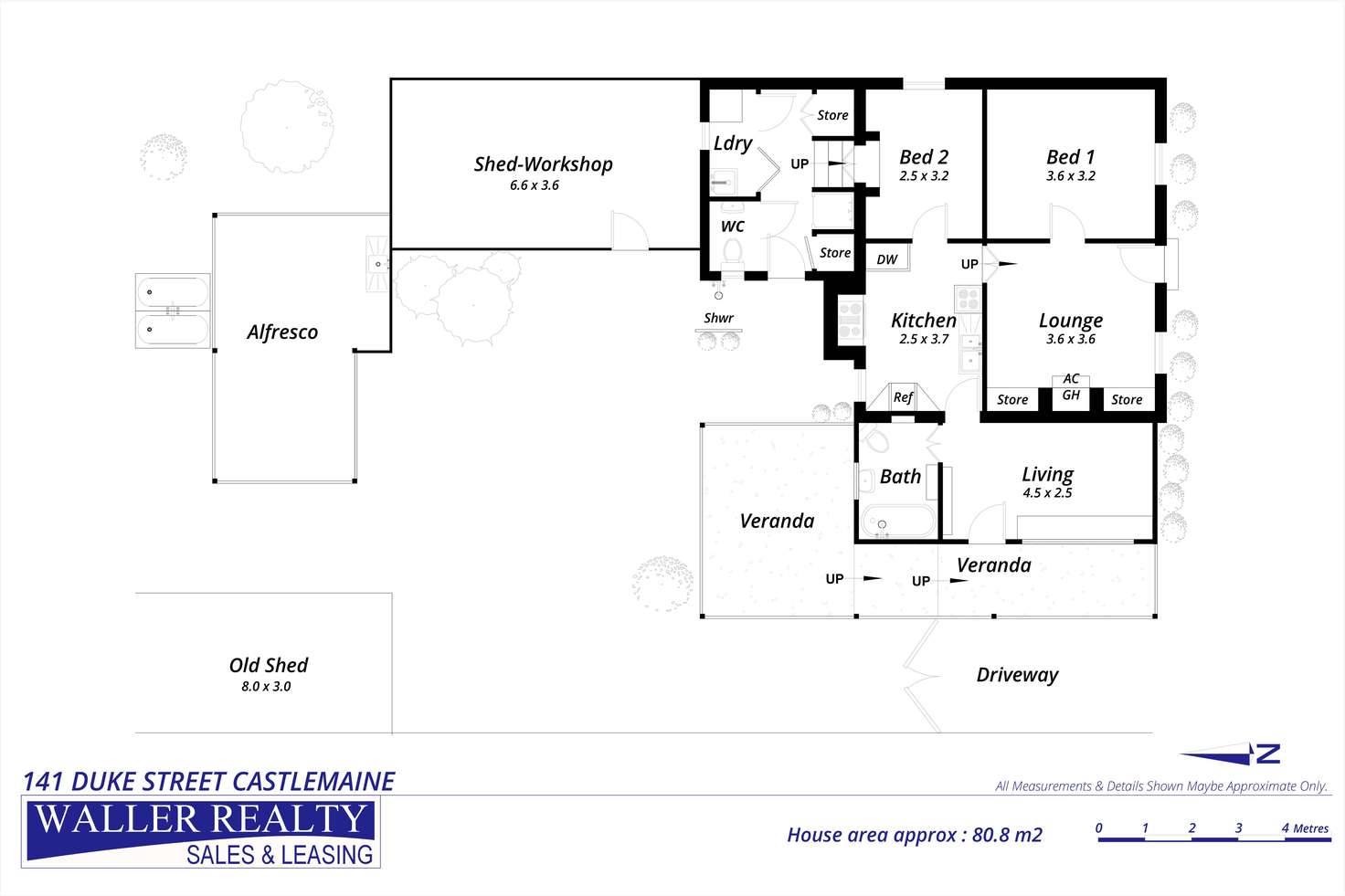 Floorplan of Homely house listing, 141 Duke Street, Castlemaine VIC 3450
