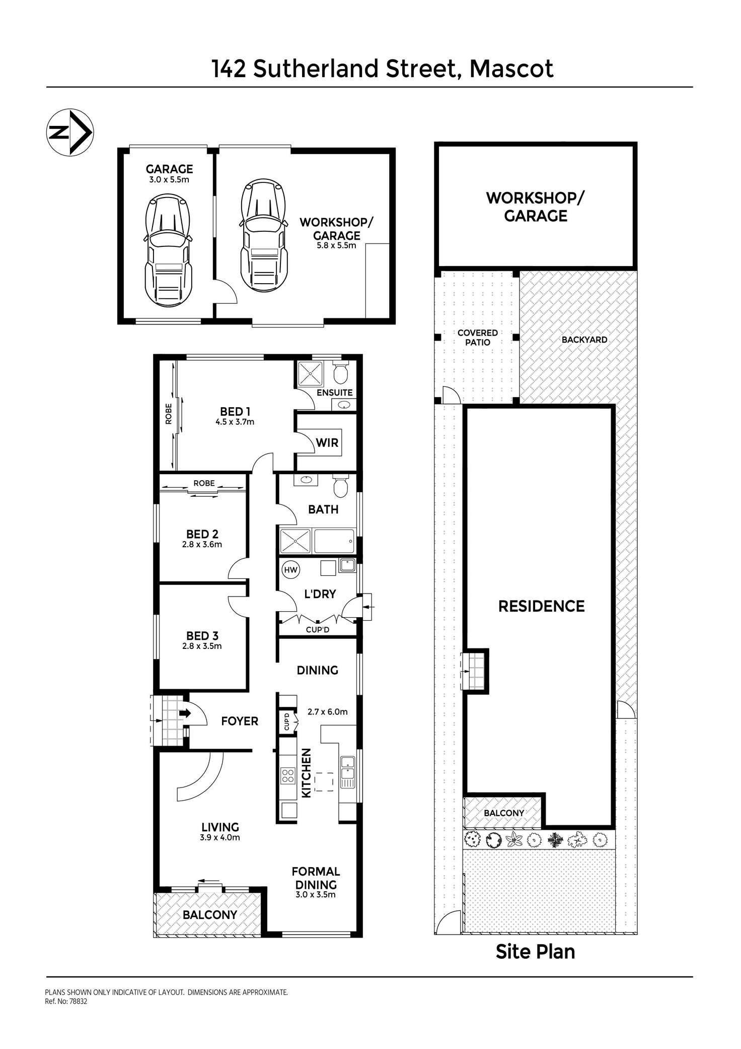 Floorplan of Homely house listing, 142 Sutherland Street, Mascot NSW 2020