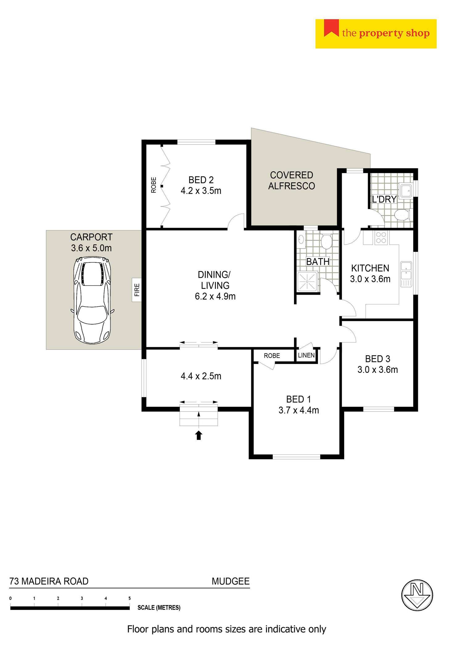 Floorplan of Homely house listing, 73 Madeira Road, Mudgee NSW 2850