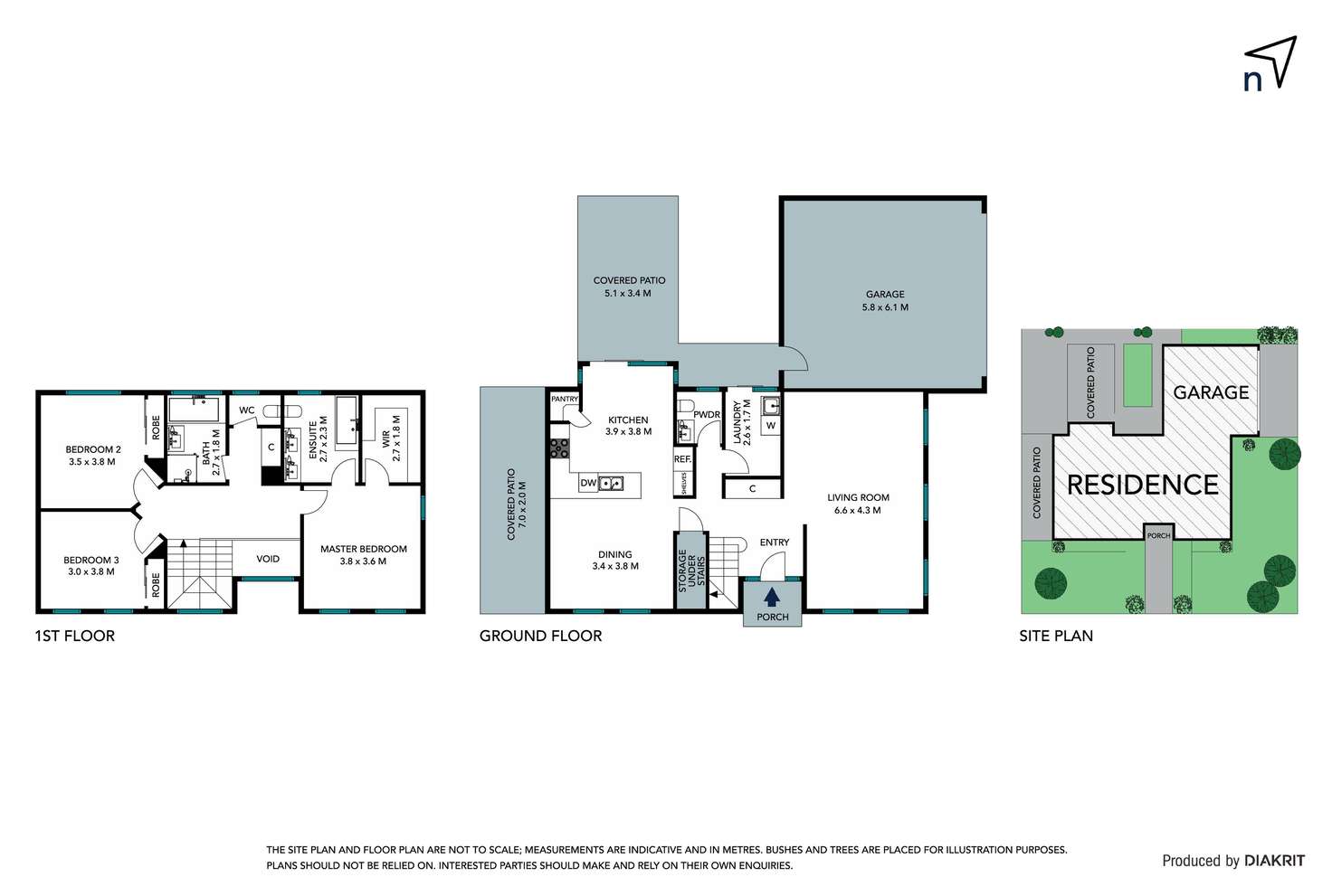 Floorplan of Homely house listing, 1 Durack Circuit, Taylors Hill VIC 3037