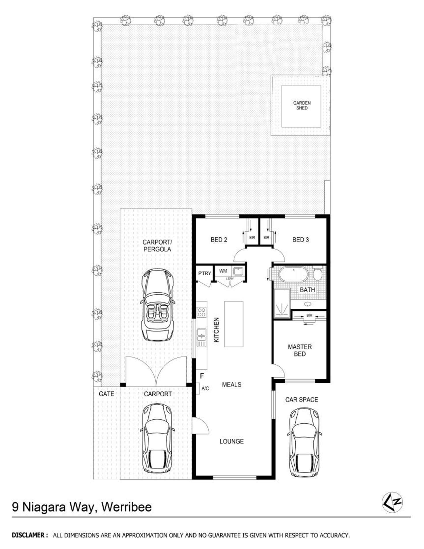 Floorplan of Homely house listing, 9 Niagara Way, Werribee VIC 3030