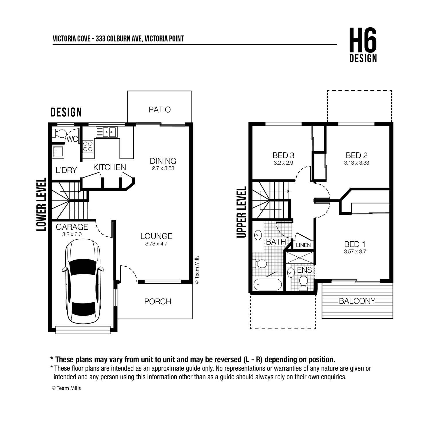 Floorplan of Homely townhouse listing, 119/333 Colburn Avenue, Victoria Point QLD 4165