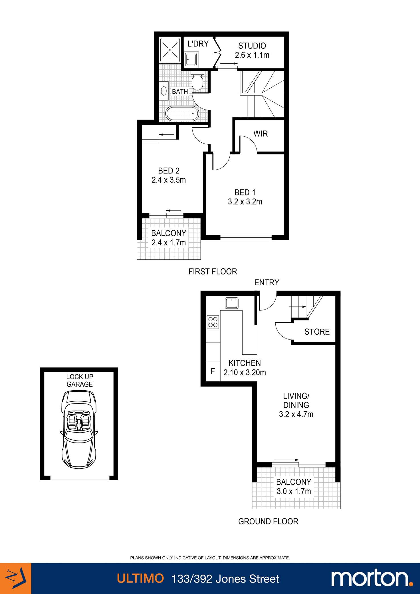 Floorplan of Homely apartment listing, 133/267-319 Bulwara Road, Ultimo NSW 2007