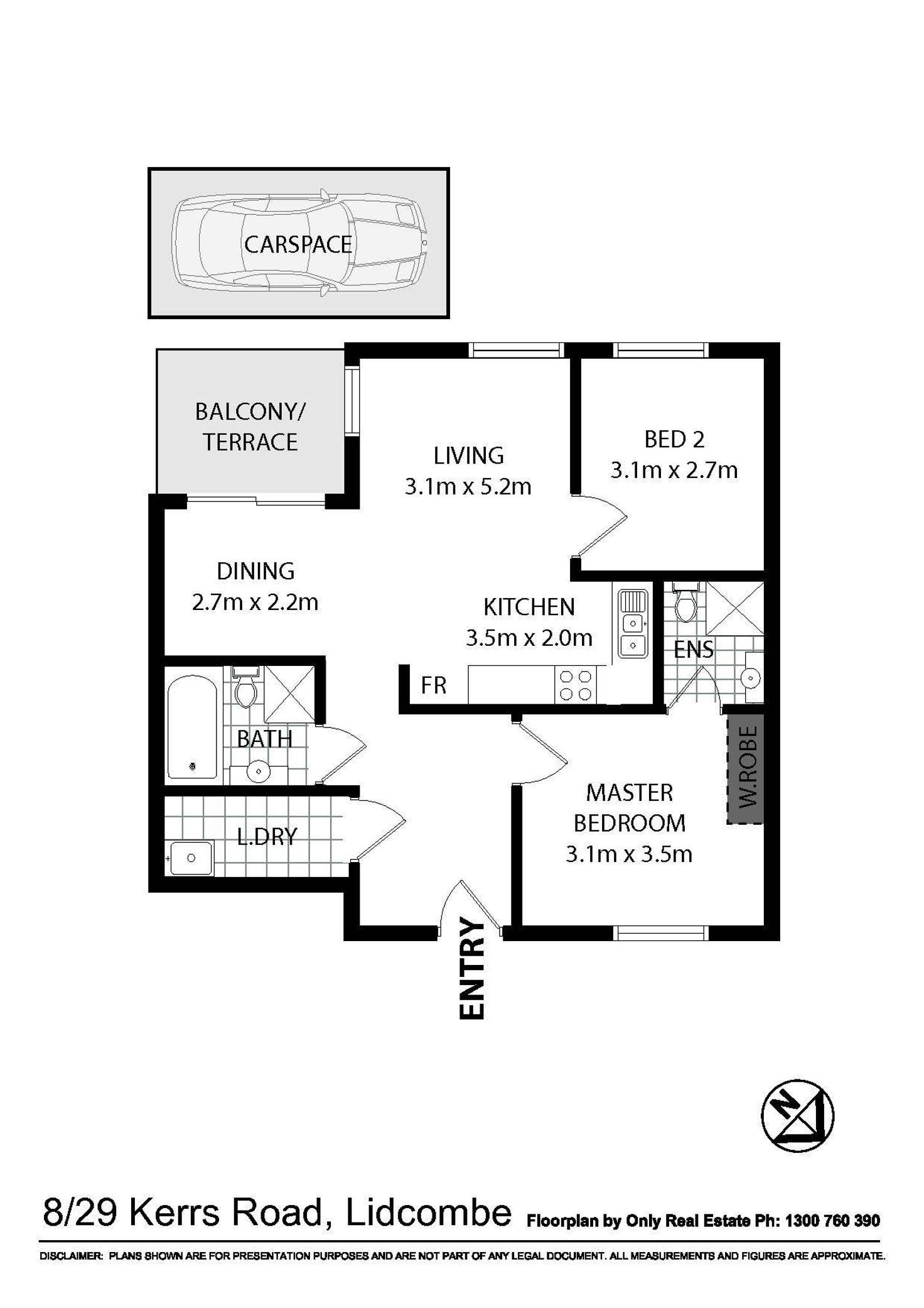 Floorplan of Homely apartment listing, 8/29 Kerrs Road, Lidcombe NSW 2141
