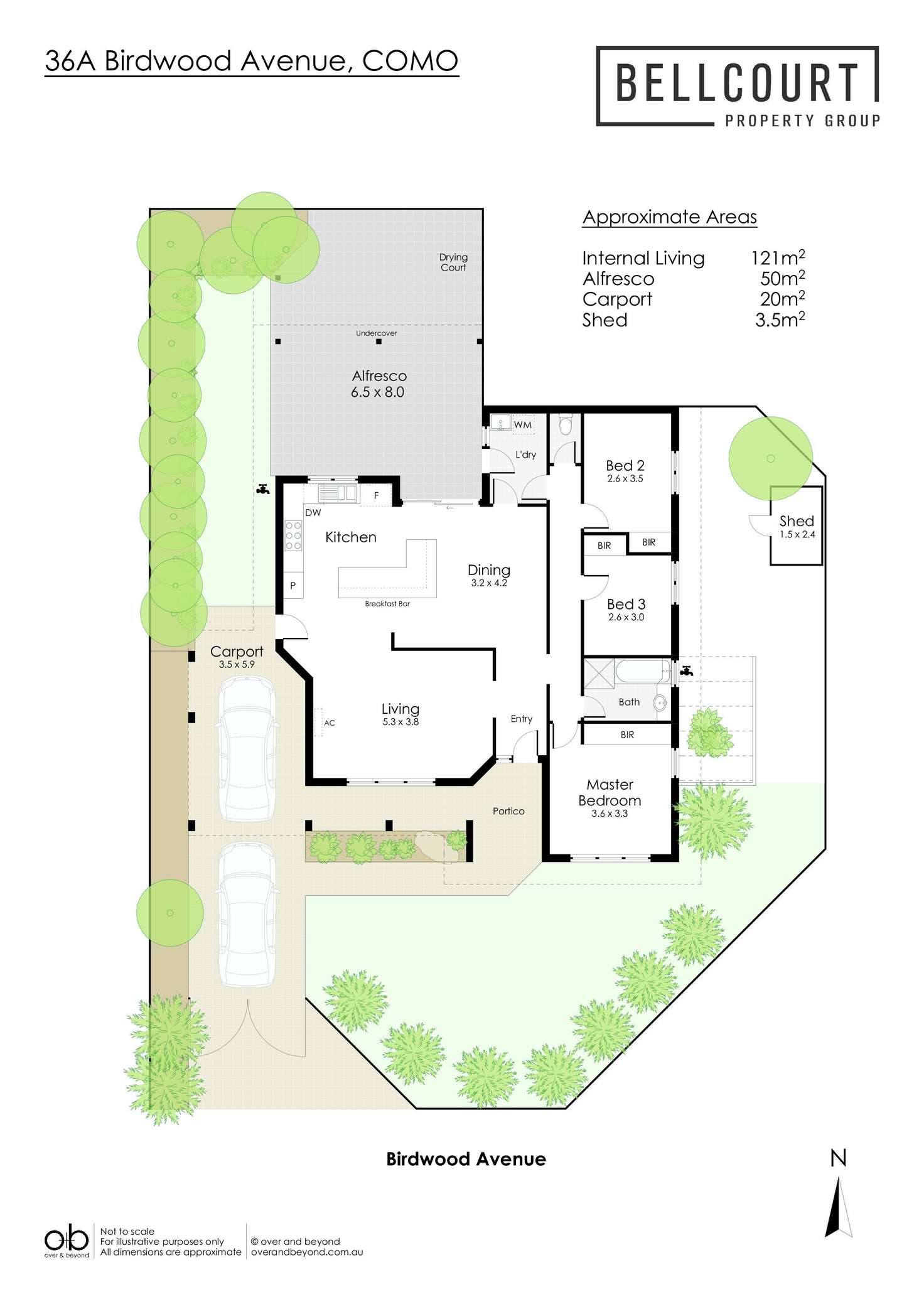 Floorplan of Homely house listing, 36A Birdwood Avenue, Como WA 6152