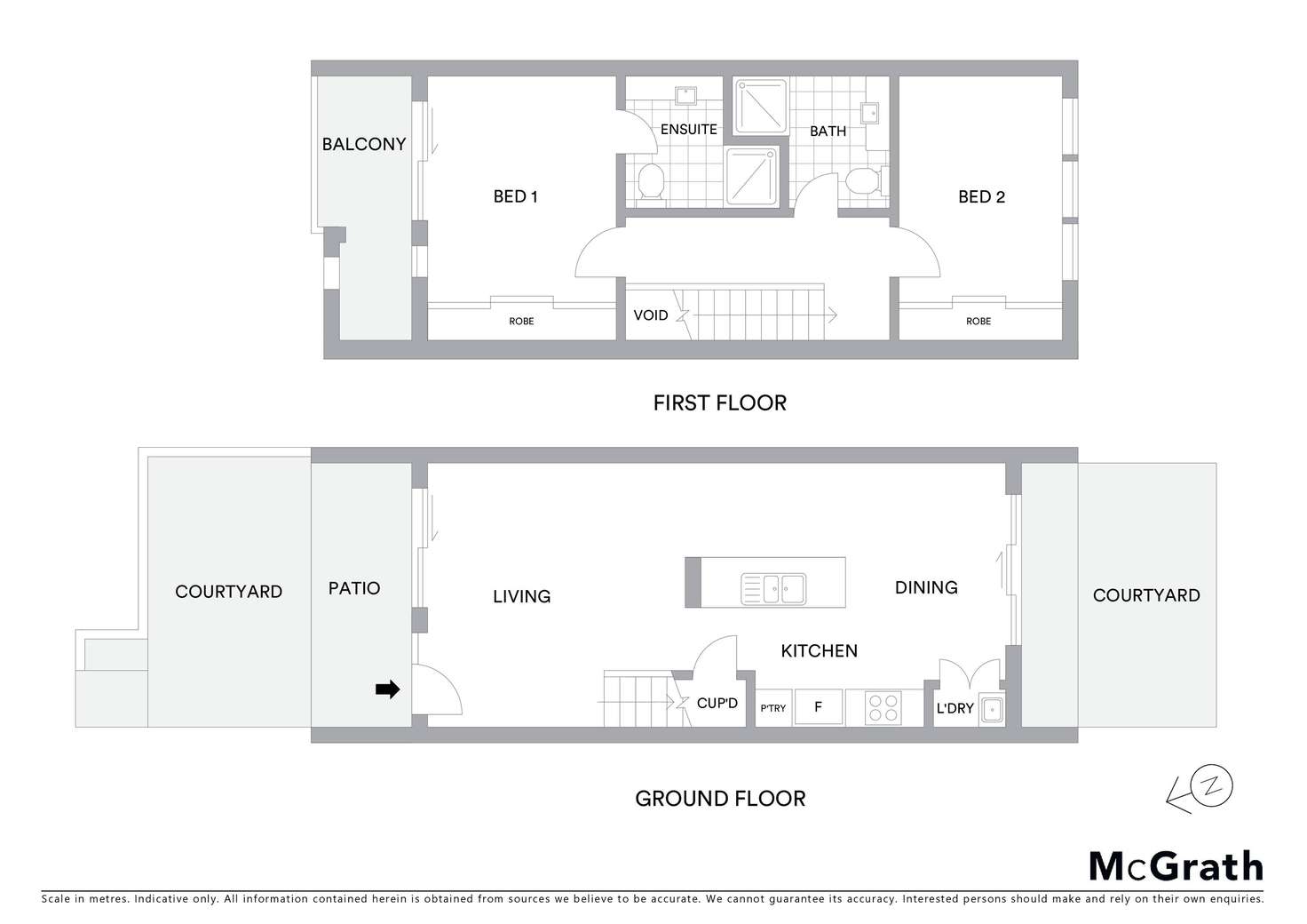 Floorplan of Homely townhouse listing, 6 Junee Street, Crace ACT 2911