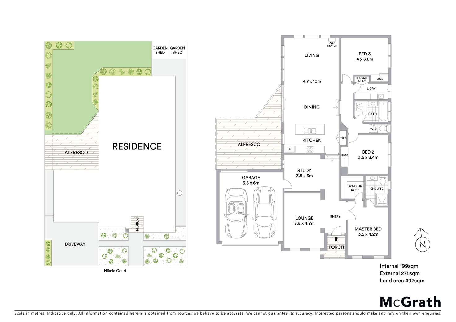 Floorplan of Homely house listing, 4 Nikola Court, Marshall VIC 3216