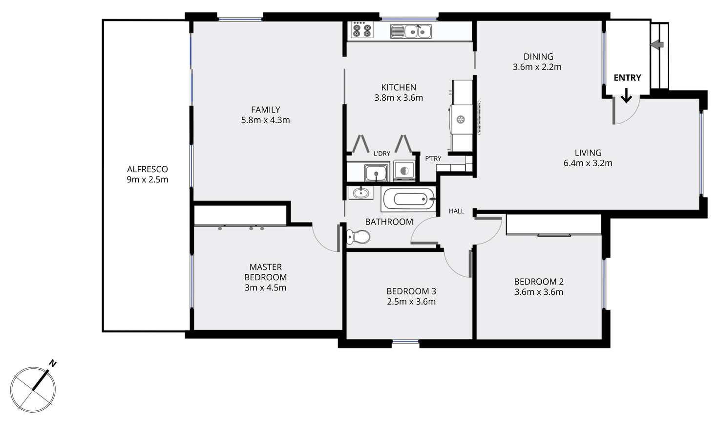 Floorplan of Homely house listing, 12 Durham Street, Bathurst NSW 2795