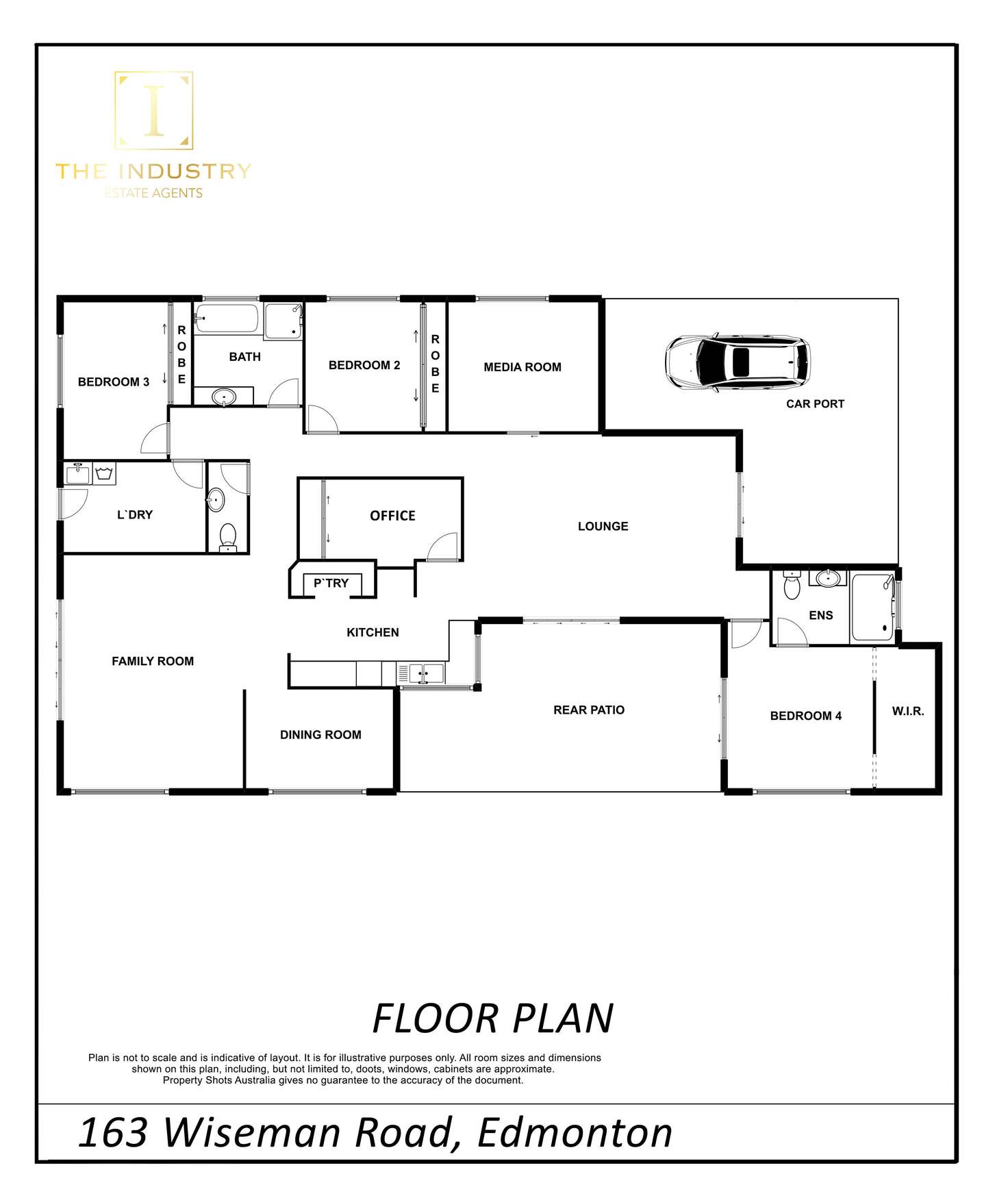 Floorplan of Homely house listing, 163 Wiseman Road West, Edmonton QLD 4869