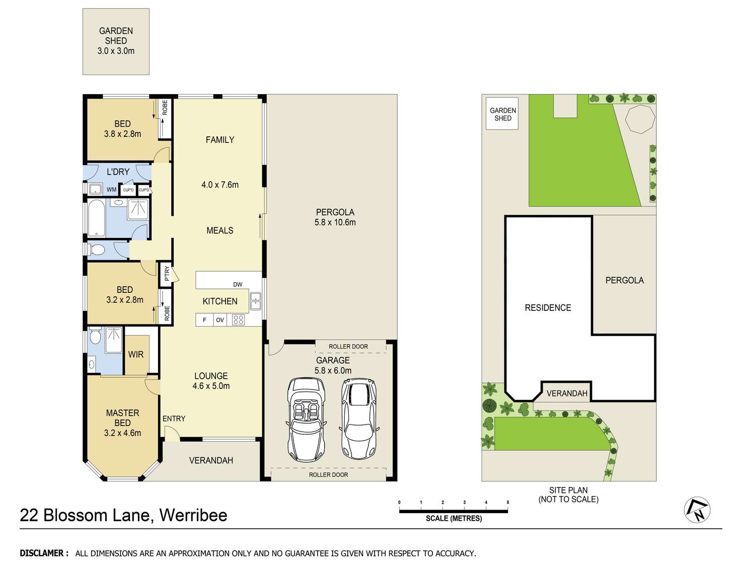 Floorplan of Homely house listing, 22 Blossom Lane, Werribee VIC 3030