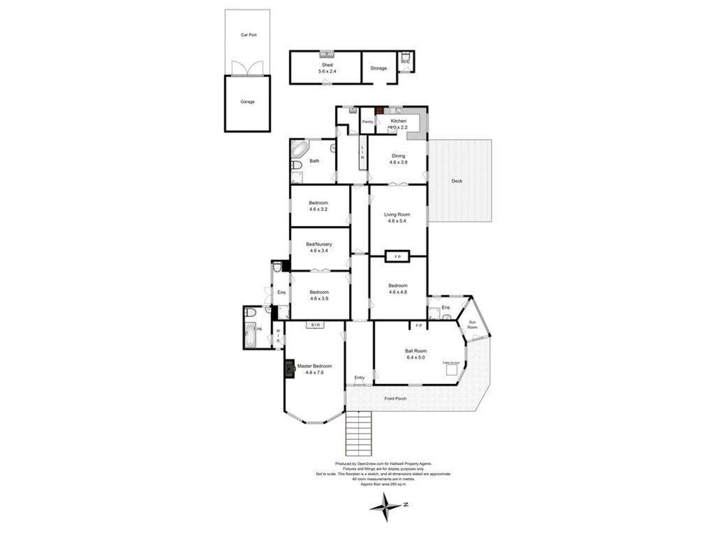 Floorplan of Homely house listing, 46 Wenvoe Street, Devonport TAS 7310