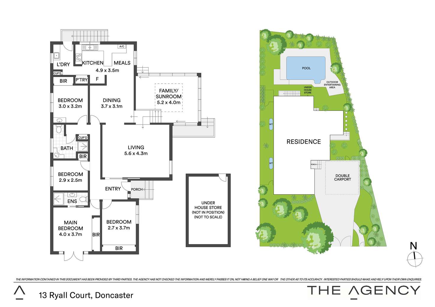 Floorplan of Homely house listing, 13 Ryall Court, Doncaster VIC 3108