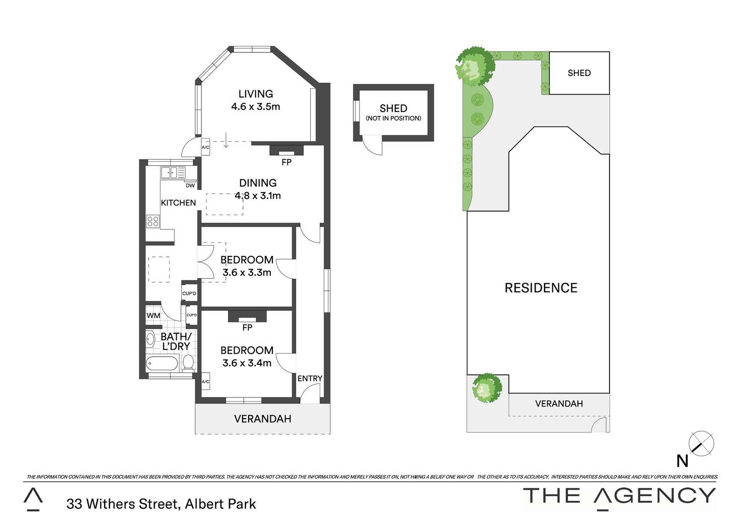 Floorplan of Homely house listing, 33 Withers Street, Albert Park VIC 3206