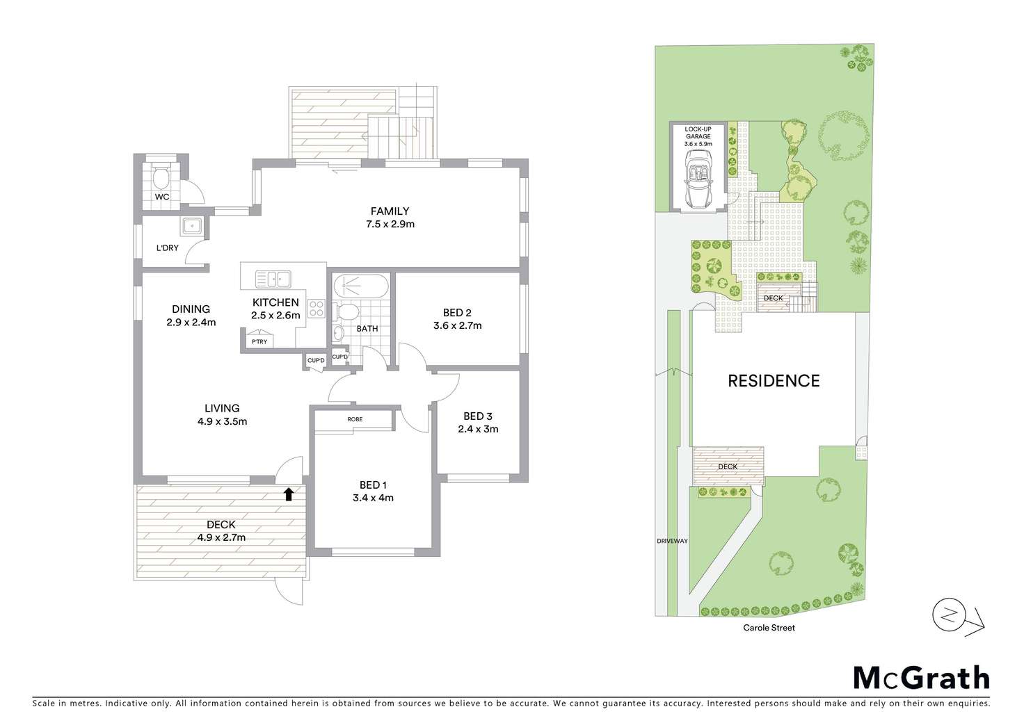 Floorplan of Homely house listing, 36 Carole Street, Seven Hills NSW 2147