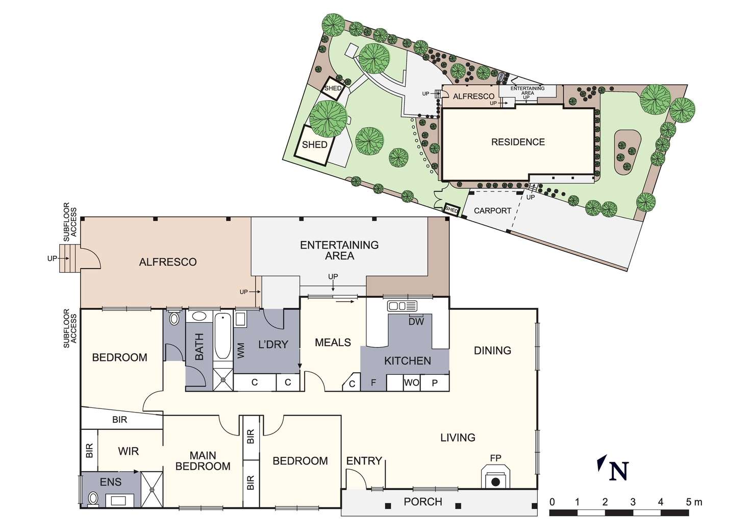 Floorplan of Homely house listing, 281 Forest Road, Boronia VIC 3155