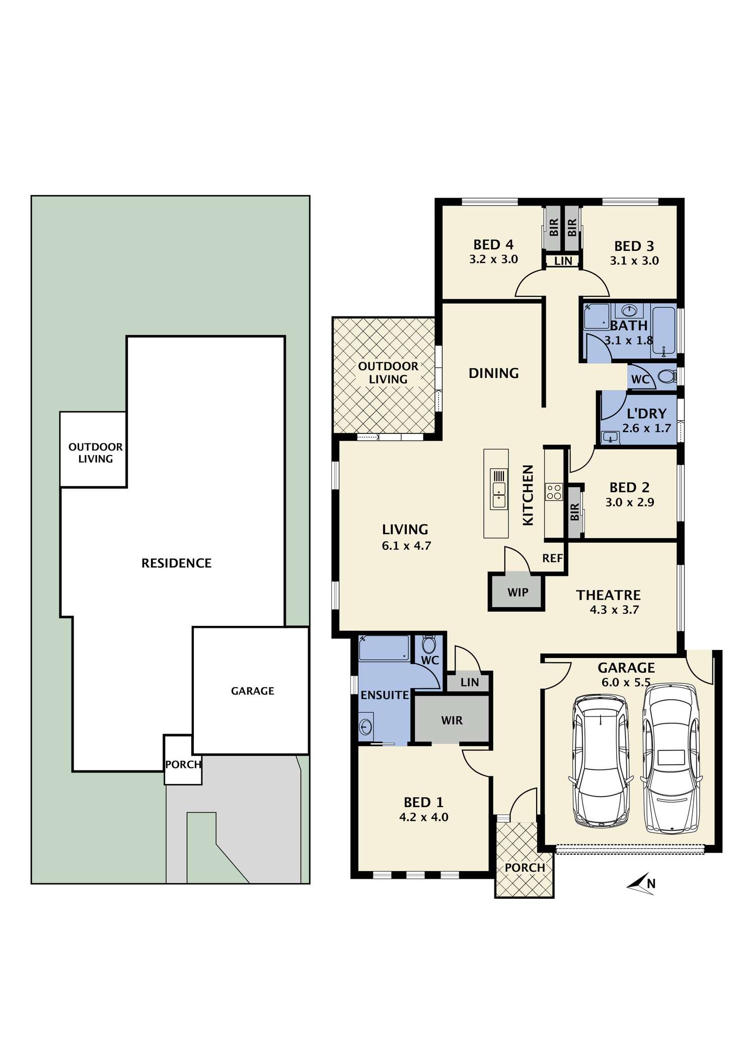 Floorplan of Homely house listing, 64 Albion Crescent, Mickleham VIC 3064