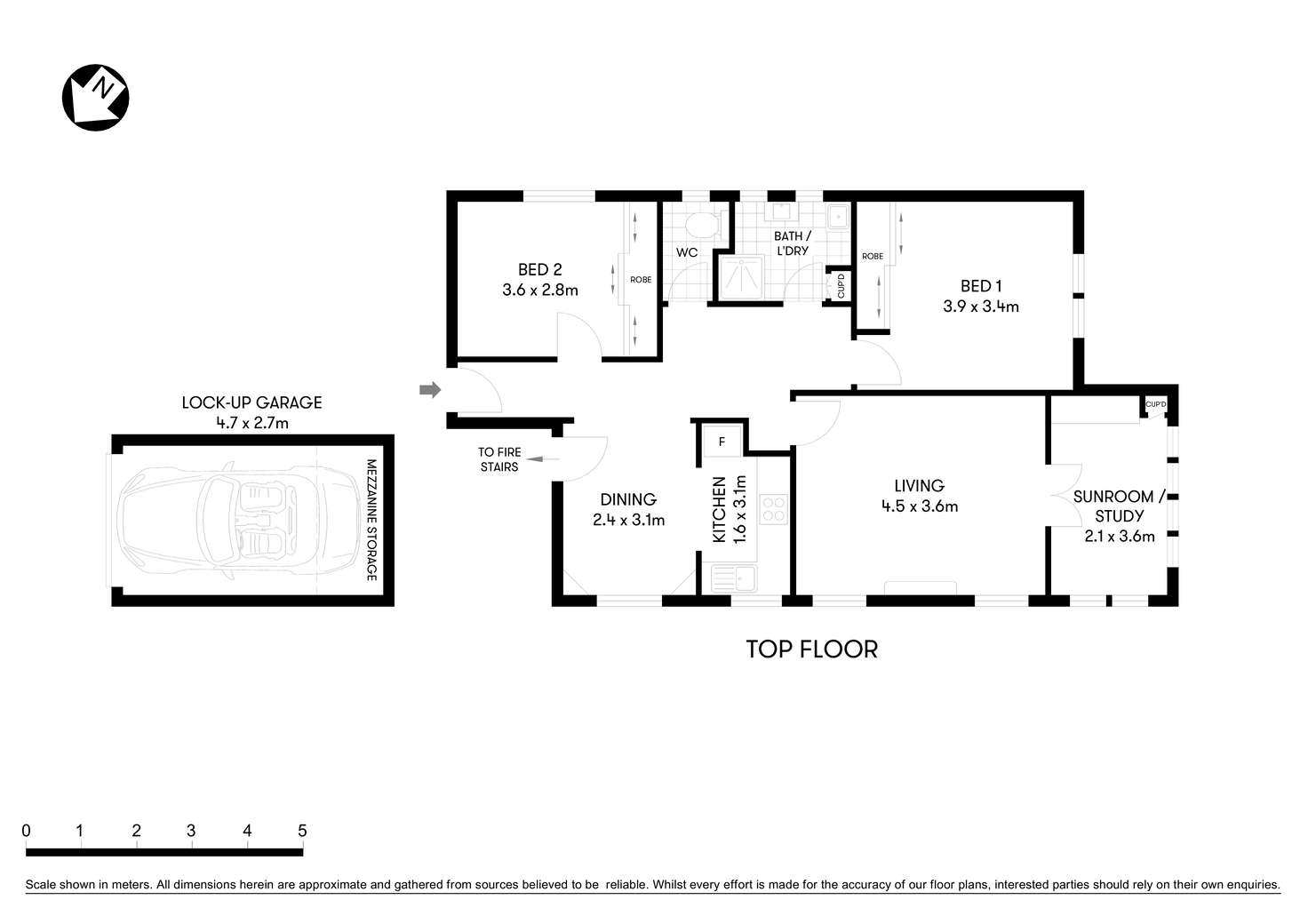 Floorplan of Homely apartment listing, 4/40 Elizabeth Street, Artarmon NSW 2064