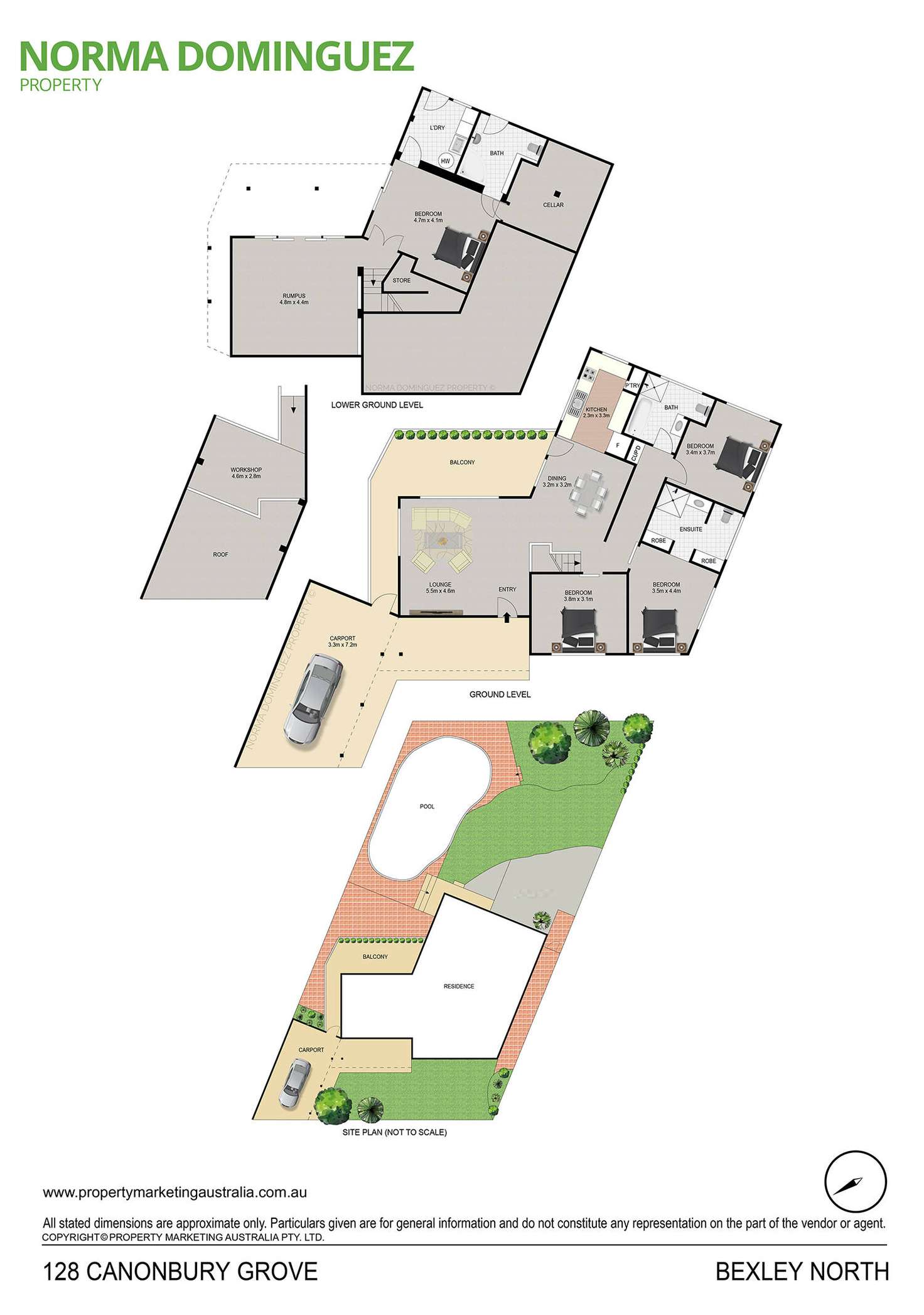 Floorplan of Homely house listing, 128 Canonbury Grove, Bexley North NSW 2207