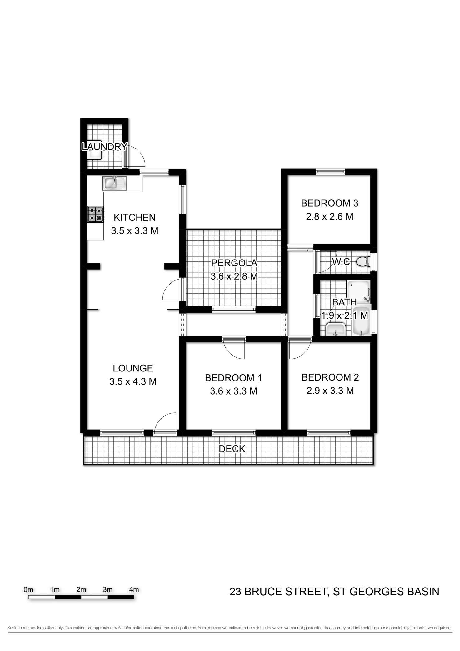 Floorplan of Homely house listing, 23 Bruce Street, St Georges Basin NSW 2540