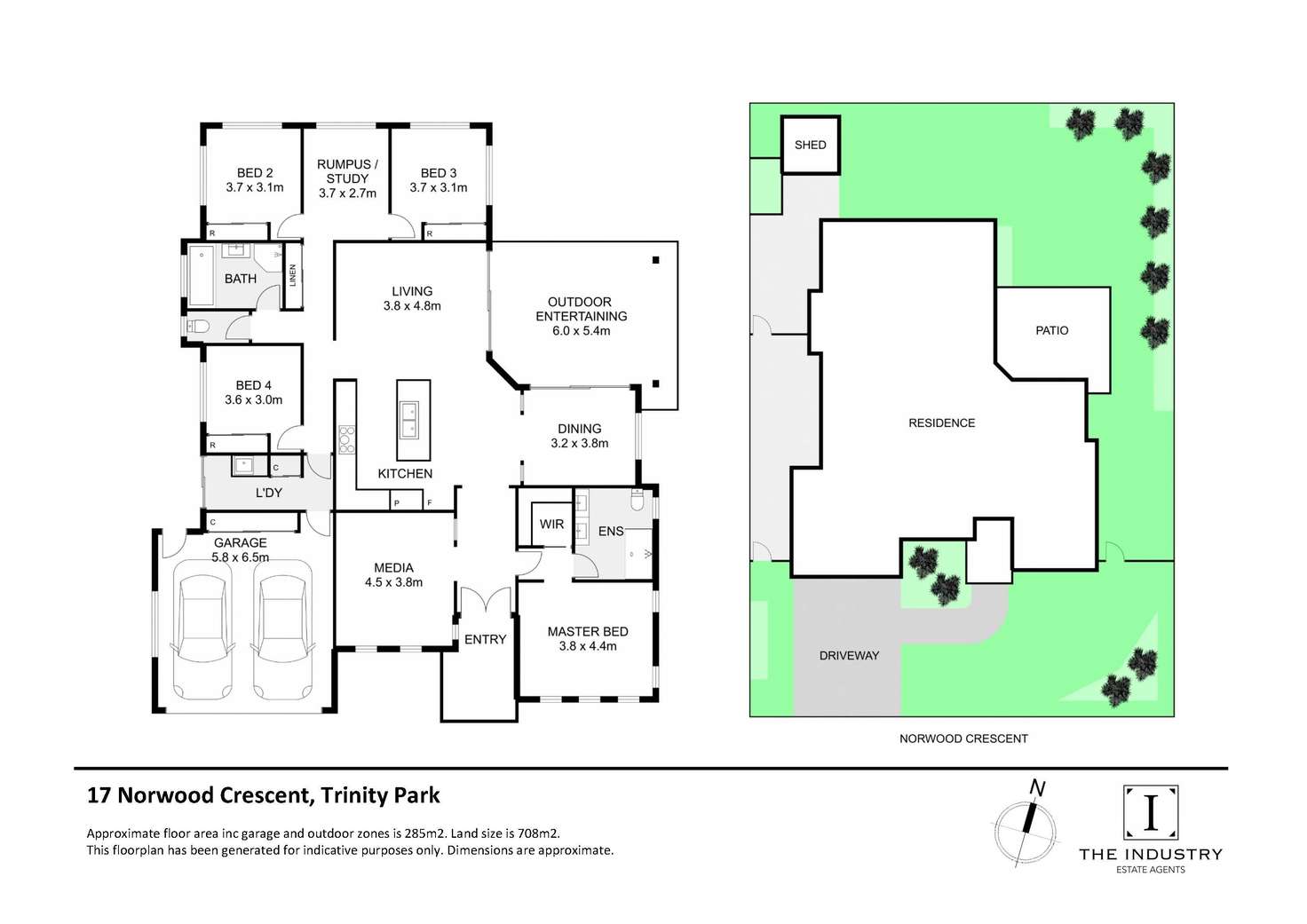 Floorplan of Homely house listing, 17 Norwood Crescent, Trinity Park QLD 4879