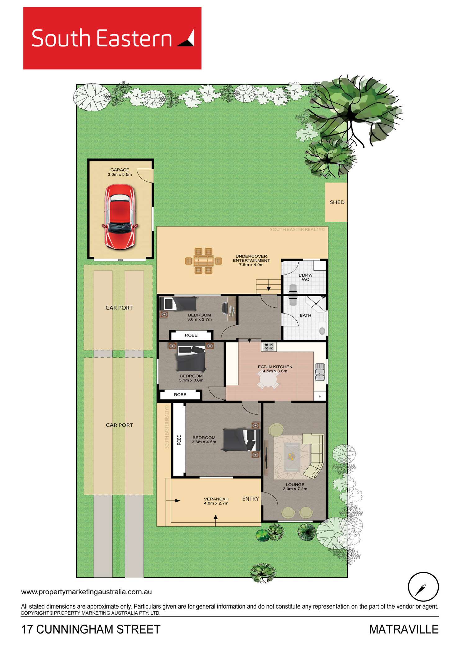 Floorplan of Homely house listing, 17 Cunningham Street, Matraville NSW 2036