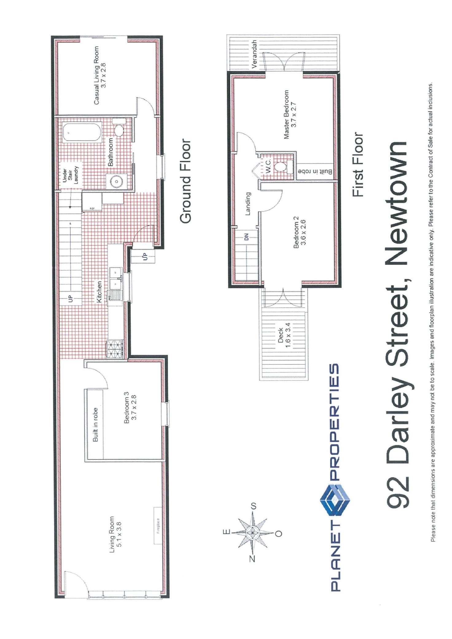 Floorplan of Homely house listing, 92 Darley Street, Newtown NSW 2042