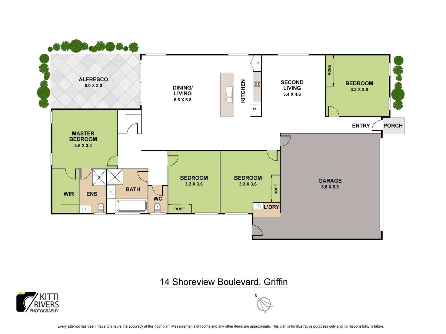 Floorplan of Homely house listing, 14 Shoreview Boulevard, Griffin QLD 4503