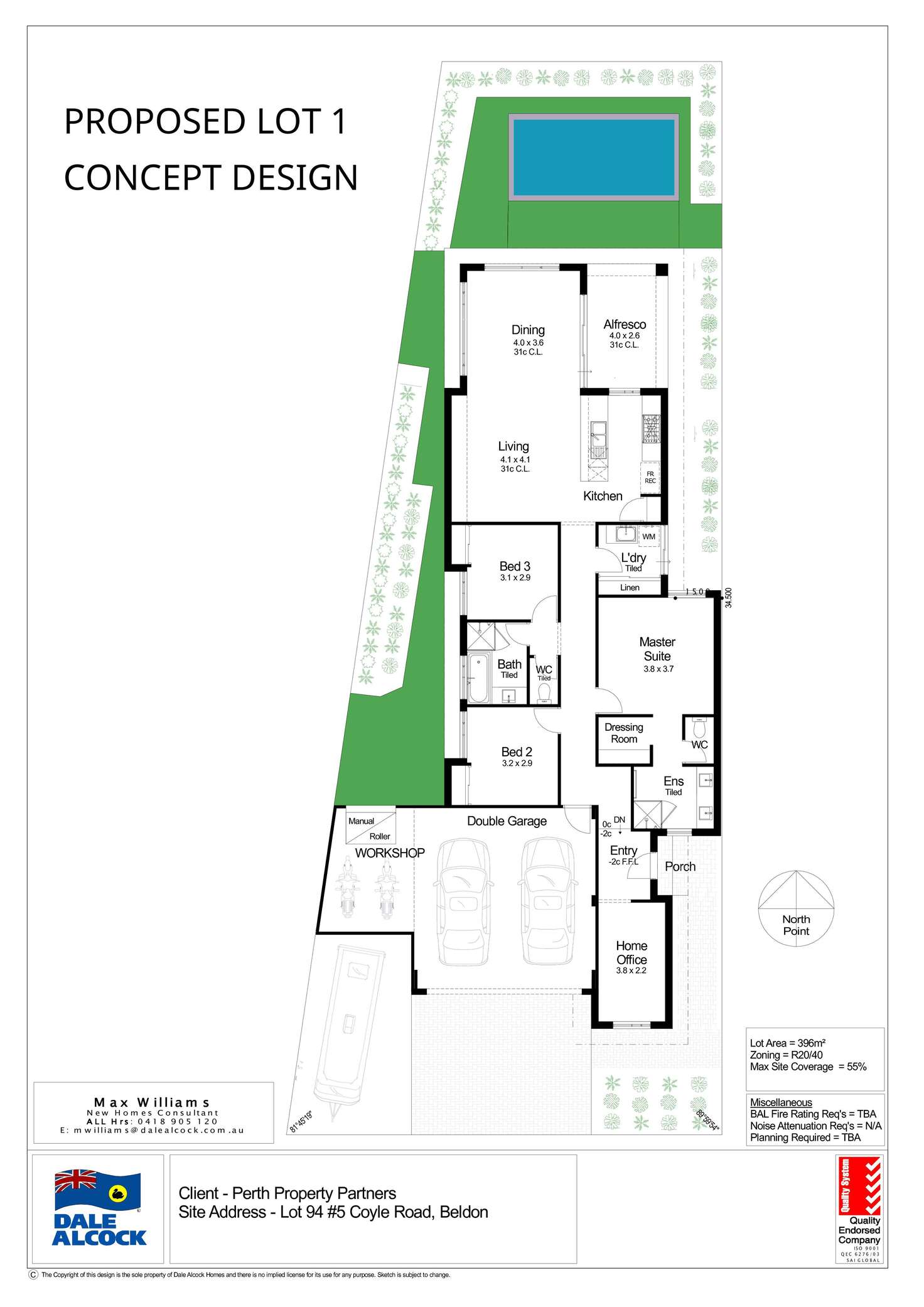 Floorplan of Homely residentialLand listing, LOT 2, 5 Coyle Road, Beldon WA 6027