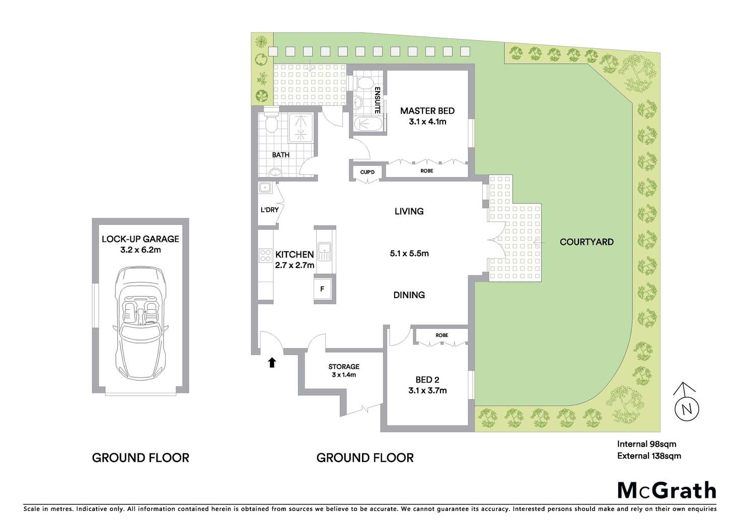 Floorplan of Homely apartment listing, 2/107 Forest Way, Belrose NSW 2085